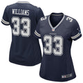 Women's Dallas Cowboys Javonte Williams Navy Team Game Jersey