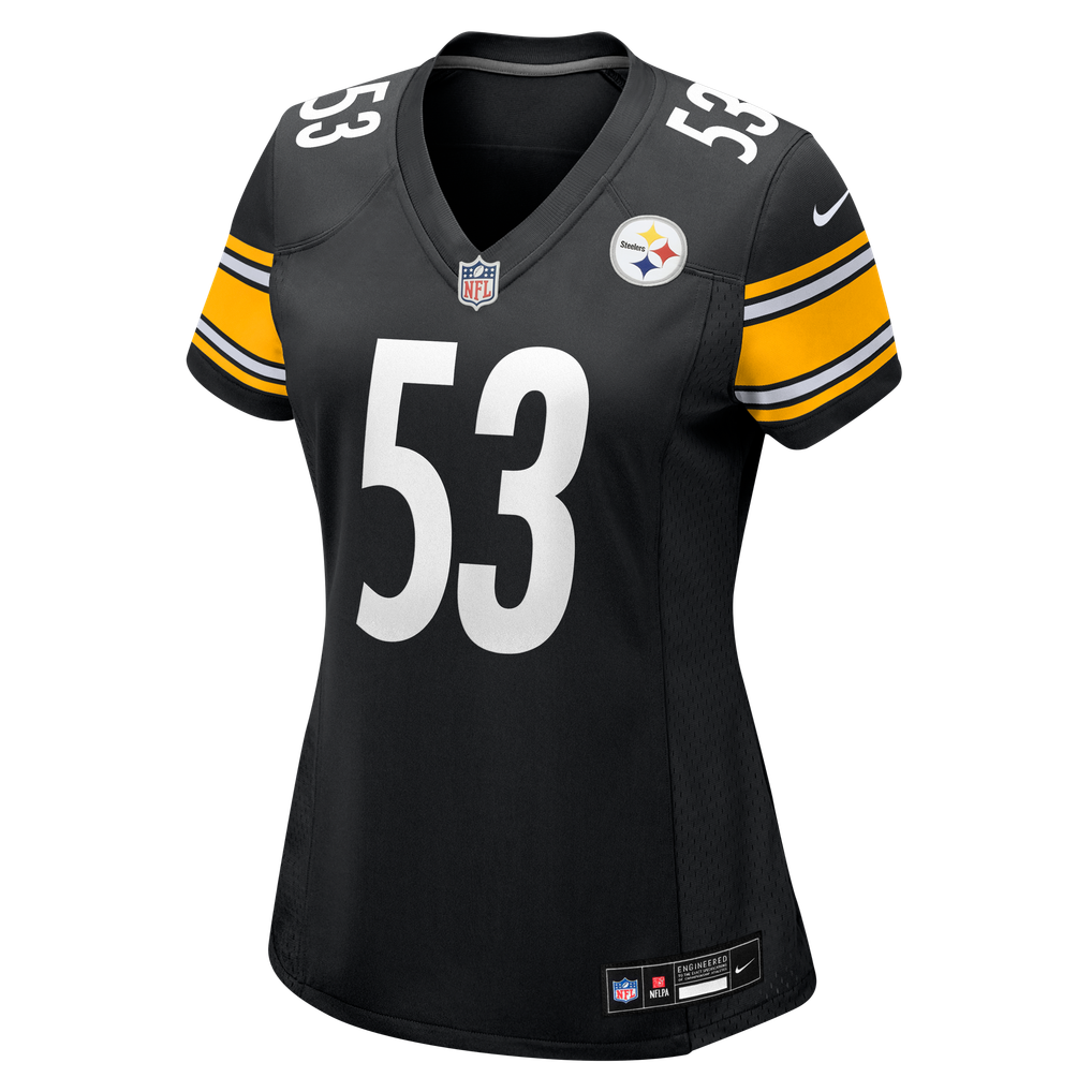 Women's Pittsburgh Steelers JaWhaun Bentley Black Team Game Jersey