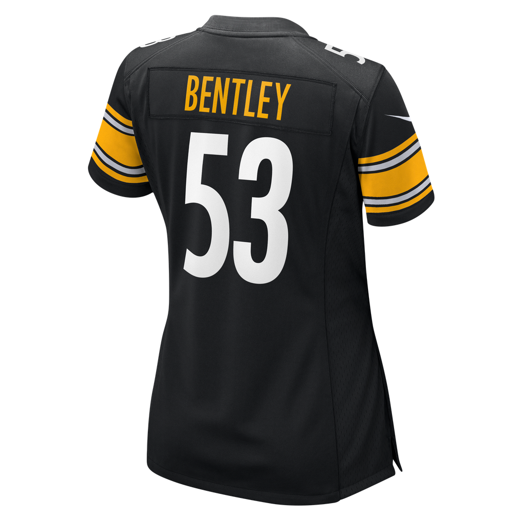 Women's Pittsburgh Steelers JaWhaun Bentley Black Team Game Jersey
