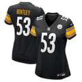 Women's Pittsburgh Steelers JaWhaun Bentley Black Team Game Jersey