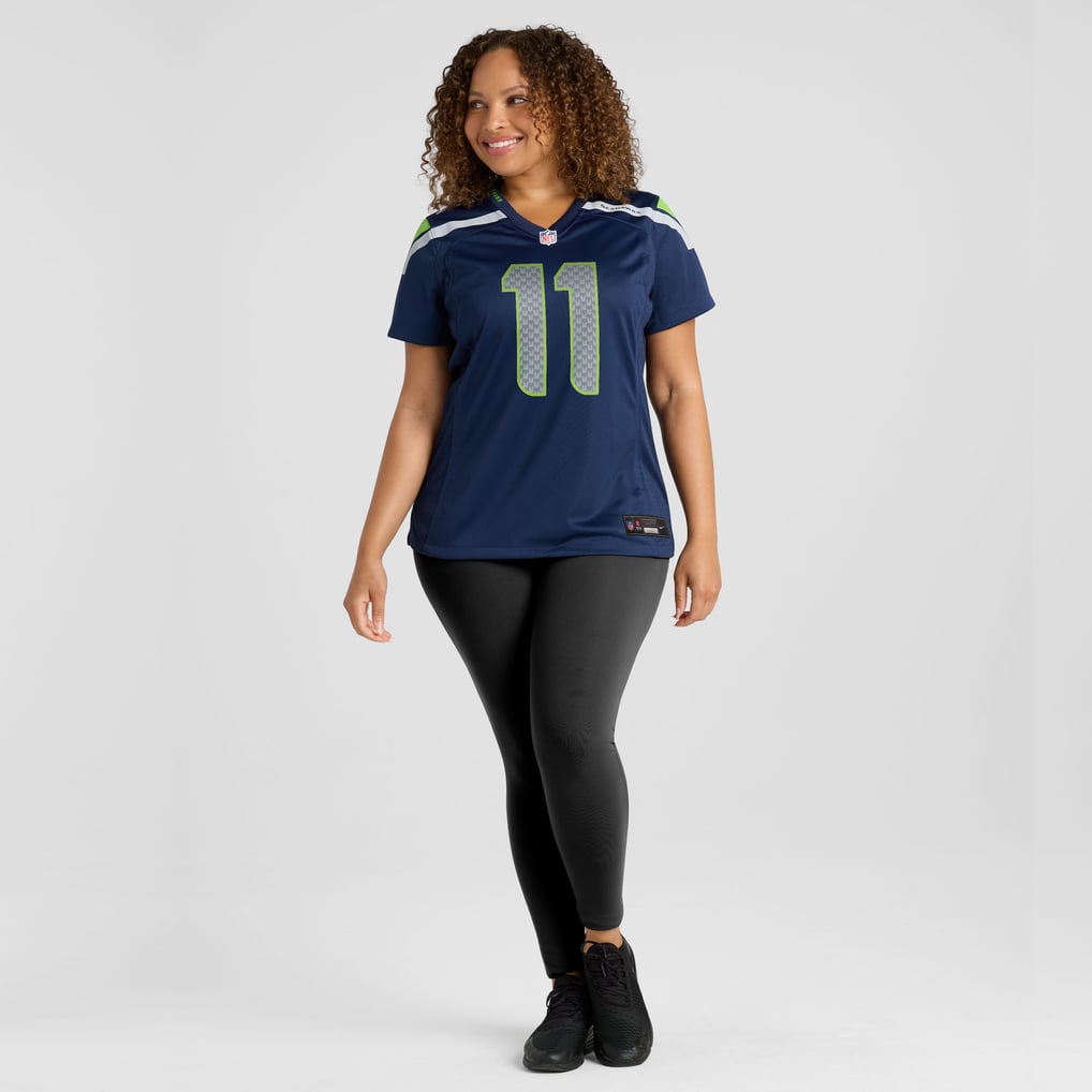 Women's Seattle Seahawks Jaxon Smith-Njigba College Navy Team Game Jersey