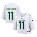 Women's Seattle Seahawks Jaxon Smith-Njigba White Cropped Fashion Game Jersey