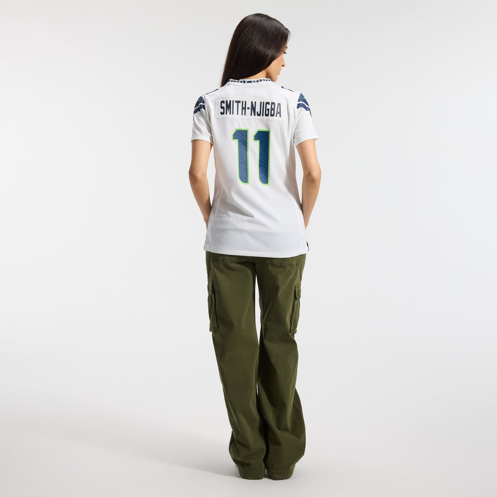 Women's Seattle Seahawks Jaxon Smith-Njigba White Game Jersey