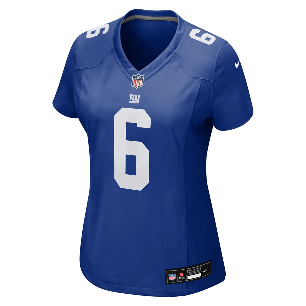 Women's New York Giants Jaxson Dart Royal Team Game Jersey