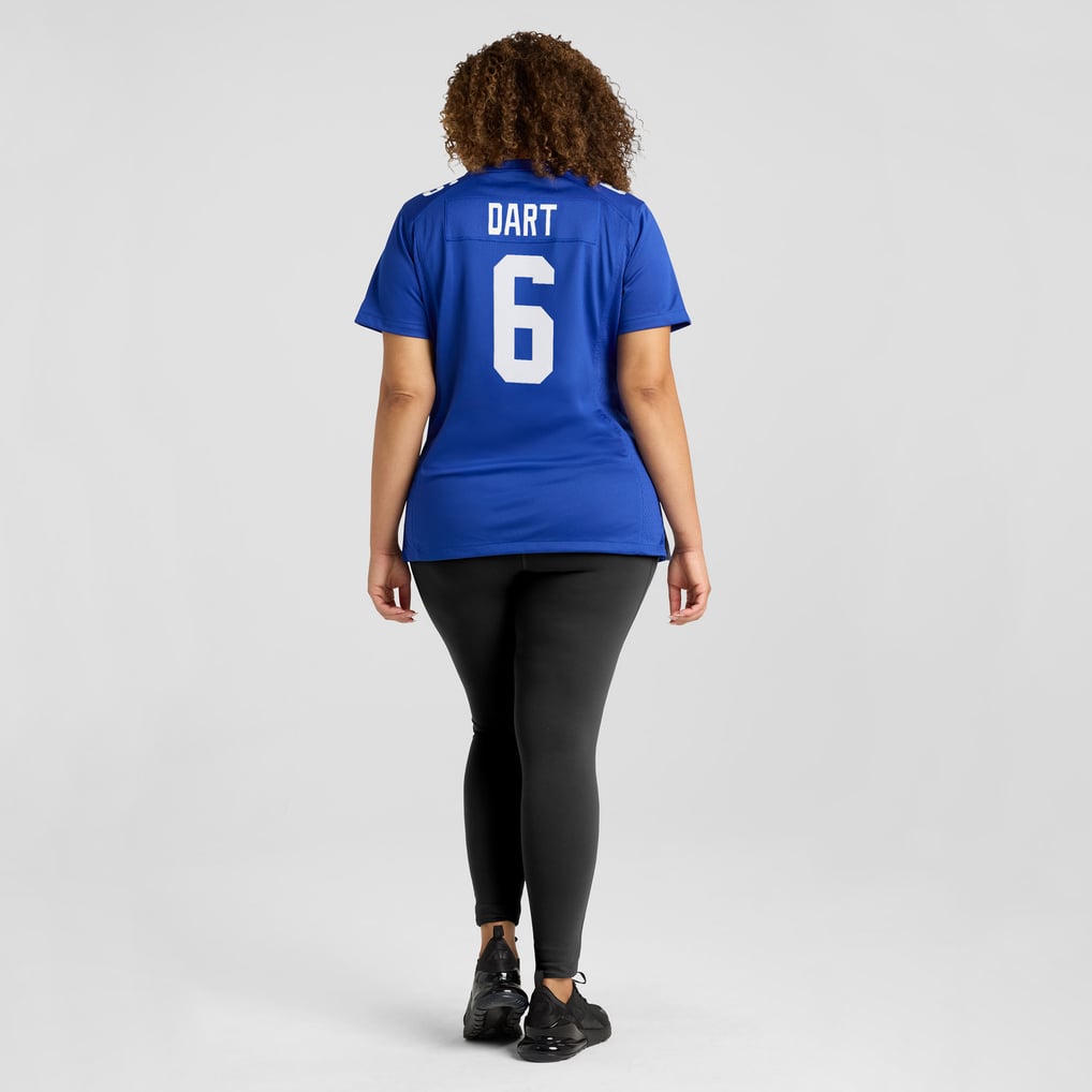 Women's New York Giants Jaxson Dart Royal Team Game Jersey