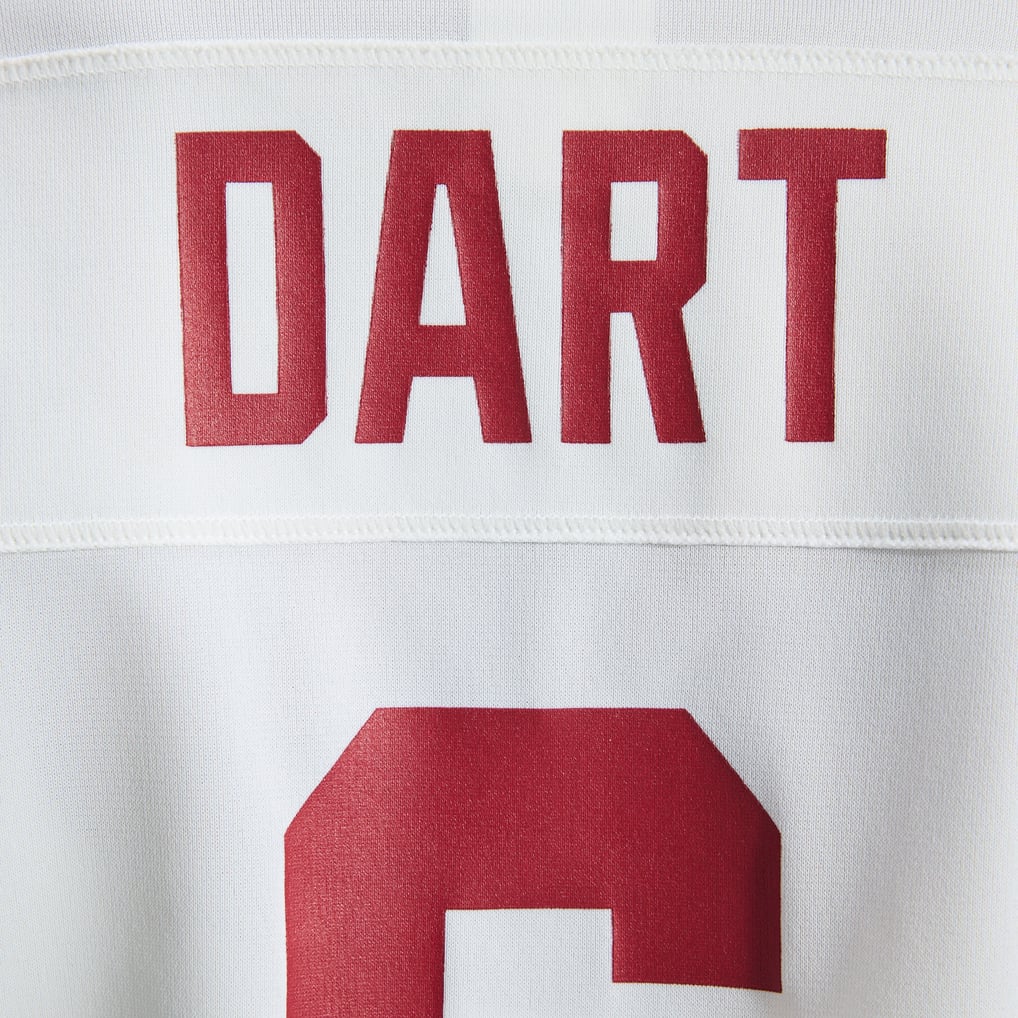 Women's New York Giants Jaxson Dart White Game Jersey