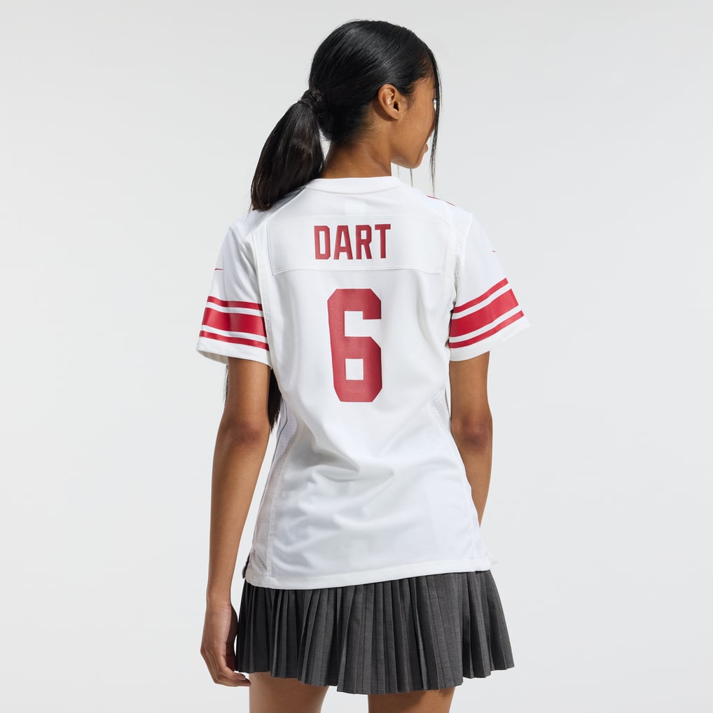 Women's New York Giants Jaxson Dart White Game Jersey