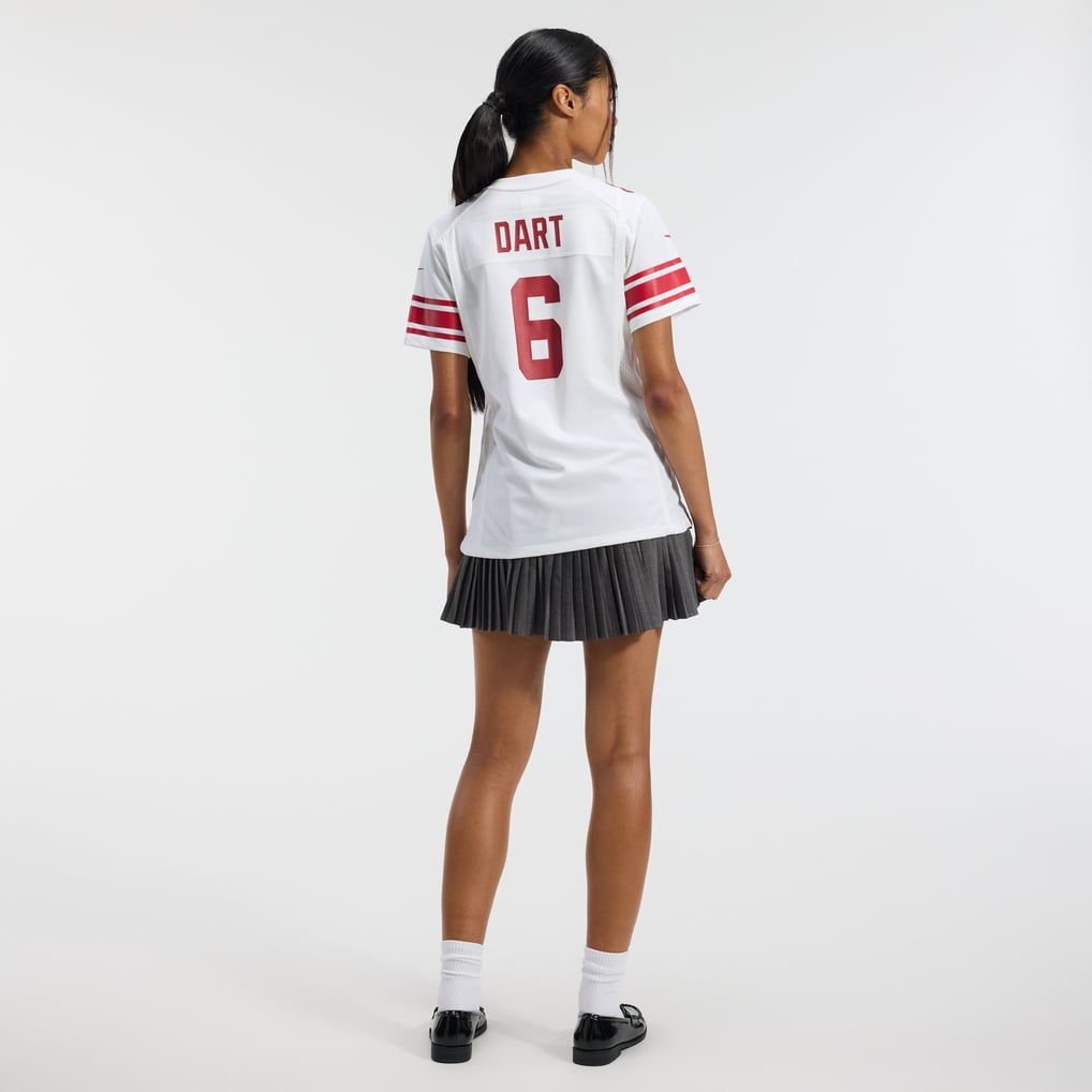 Women's New York Giants Jaxson Dart White Game Jersey