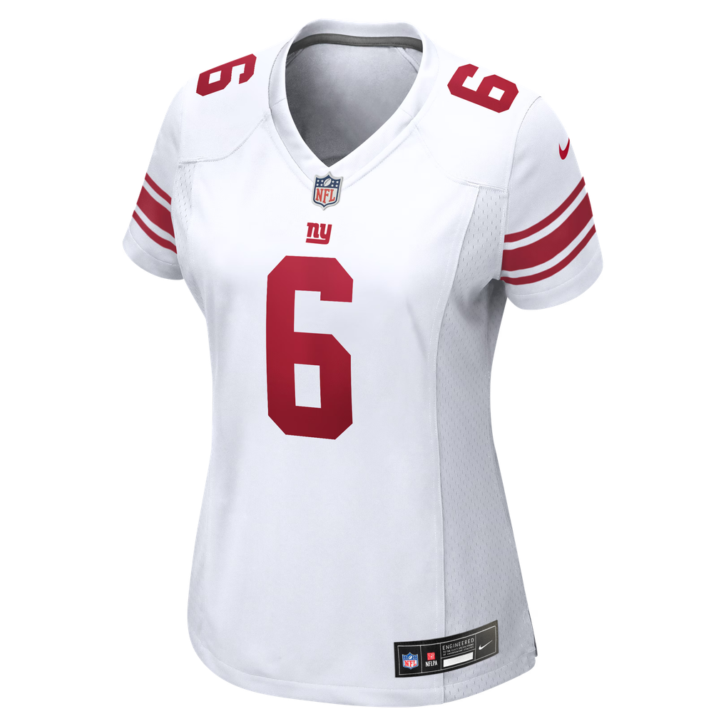 Women's New York Giants Jaxson Dart White Game Jersey