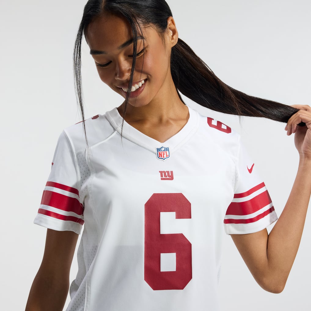 Women's New York Giants Jaxson Dart White Game Jersey