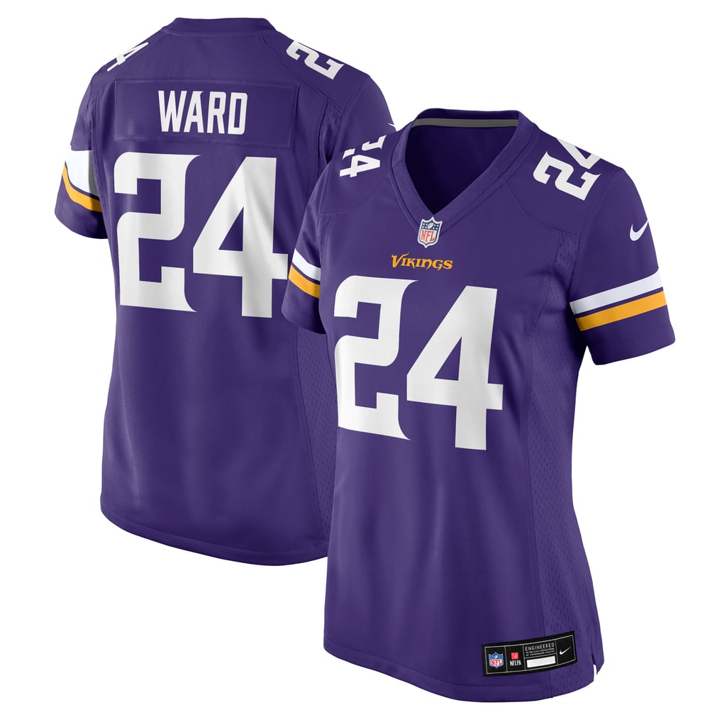 Women's Minnesota Vikings Jay Ward Purple Team Game Jersey