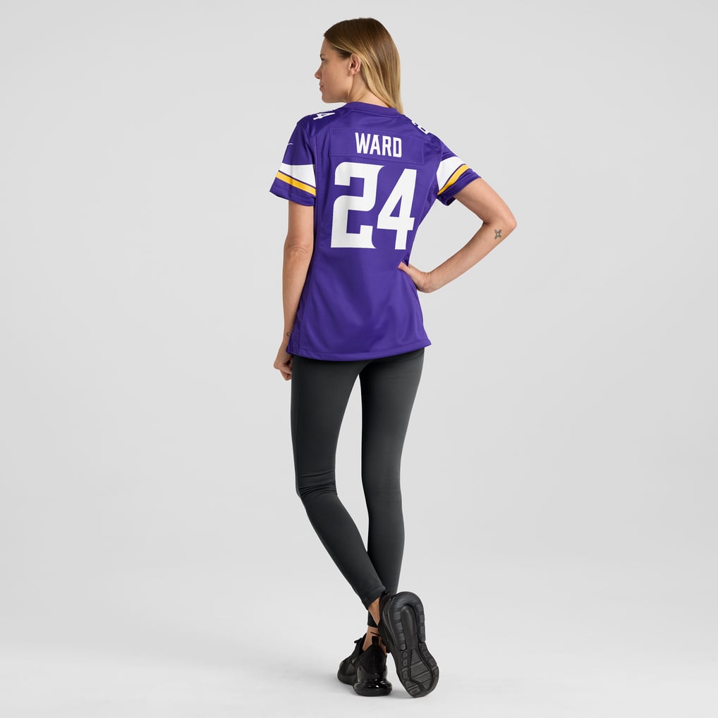 Women's Minnesota Vikings Jay Ward Purple Team Game Jersey