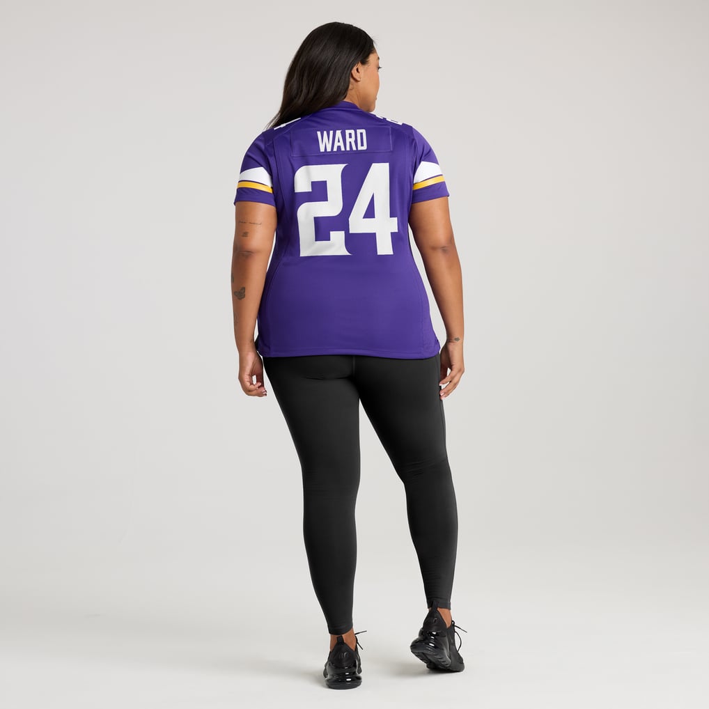 Women's Minnesota Vikings Jay Ward Purple Team Game Jersey