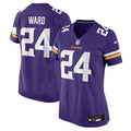 Women's Minnesota Vikings Jay Ward Purple Team Game Jersey
