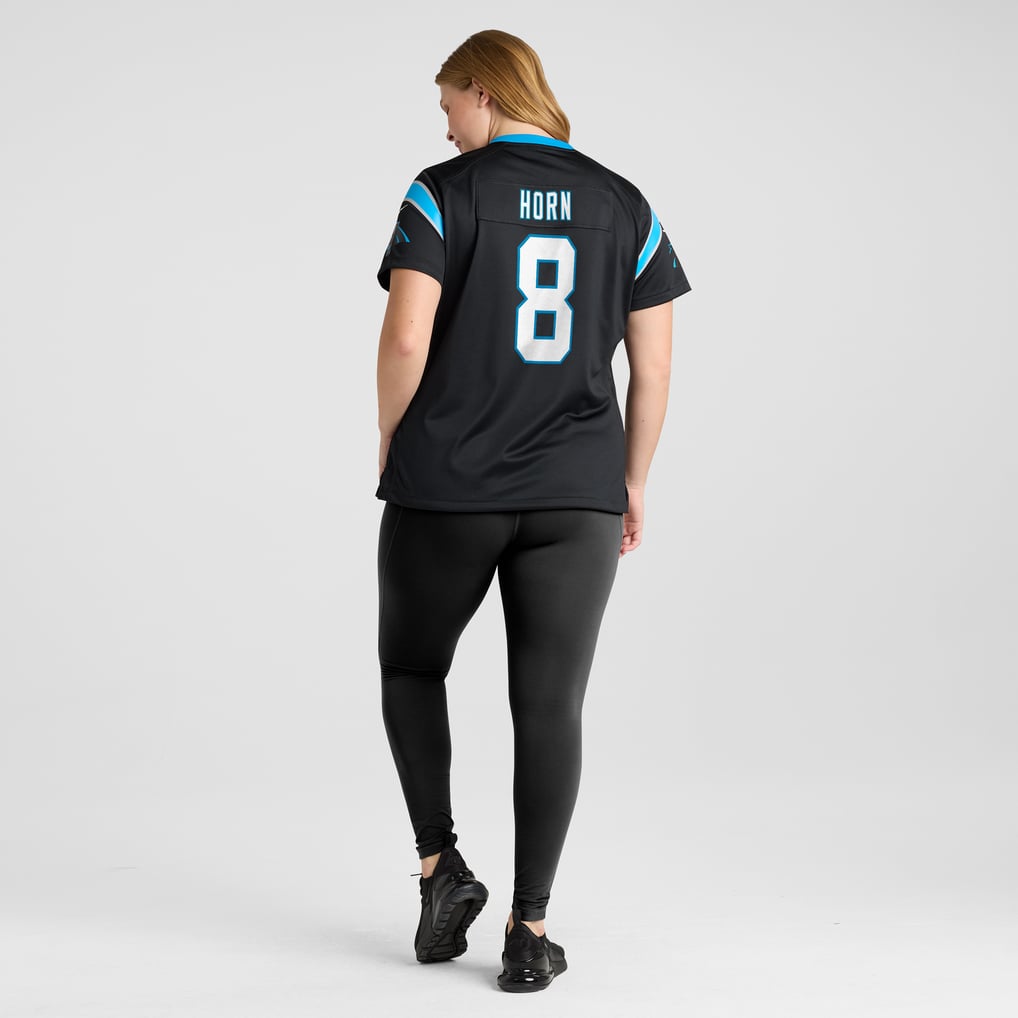 Women's Carolina Panthers Jaycee Horn Black Player Jersey