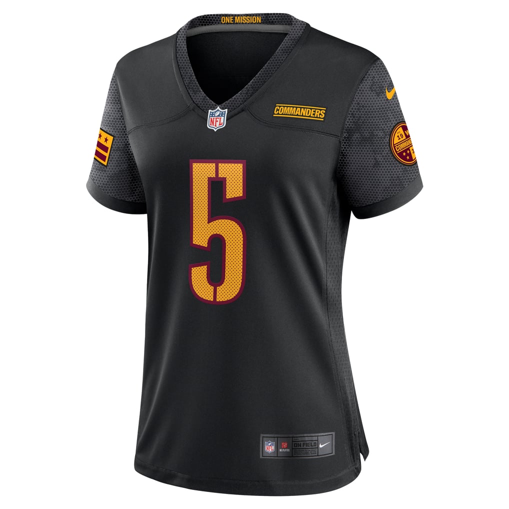 Women's Washington Commanders Jayden Daniels Black Alternate Game Player Jersey