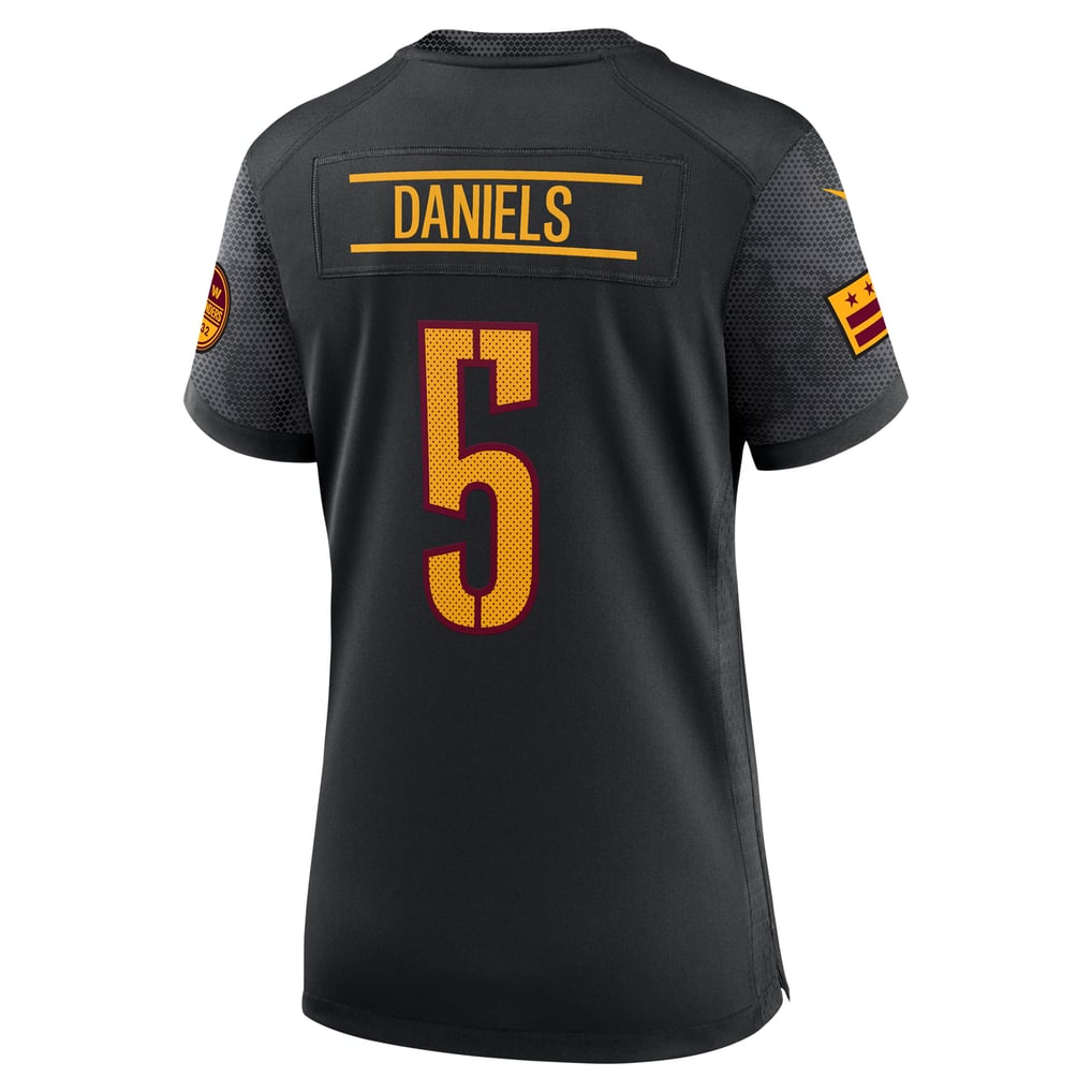 Women's Washington Commanders Jayden Daniels Black Alternate Game Player Jersey