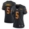 Women's Washington Commanders Jayden Daniels Black Alternate Game Player Jersey