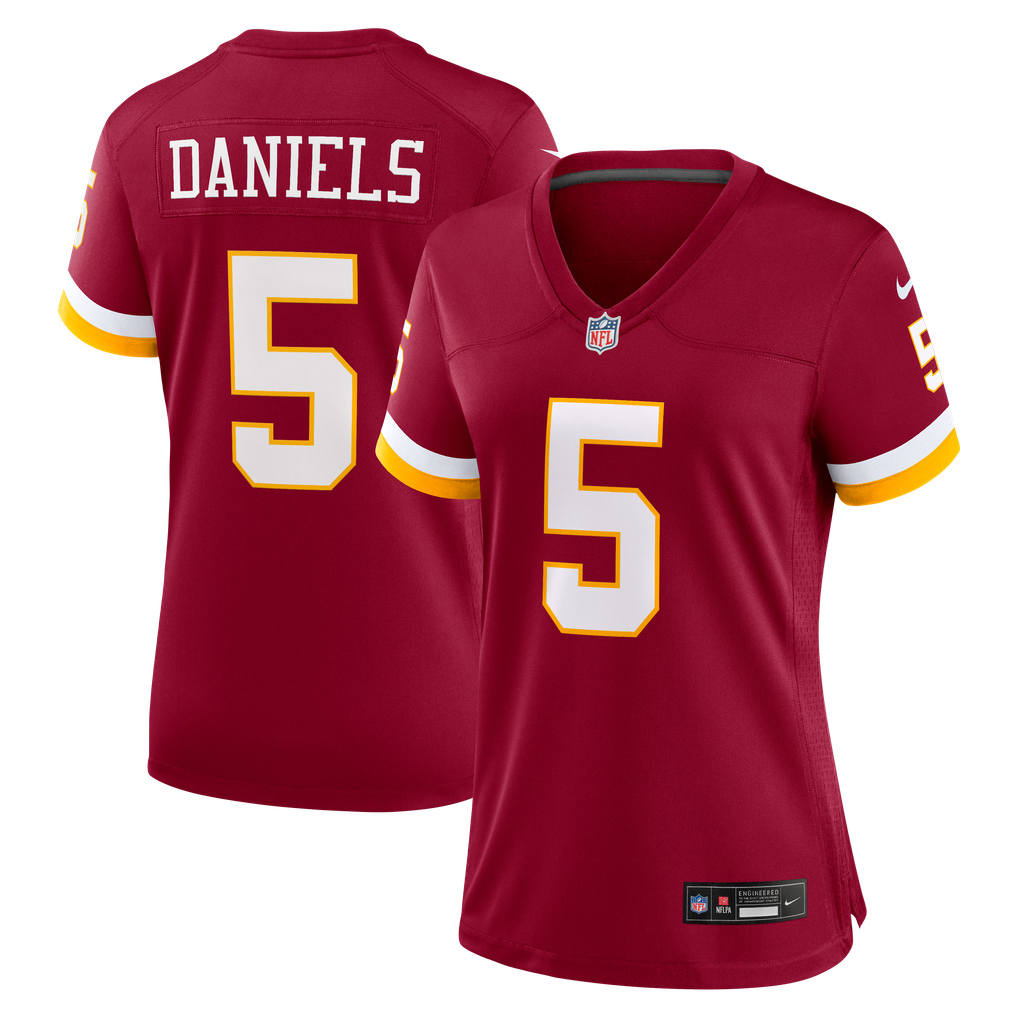 Women's Washington Commanders Jayden Daniels Burgundy Game Jersey
