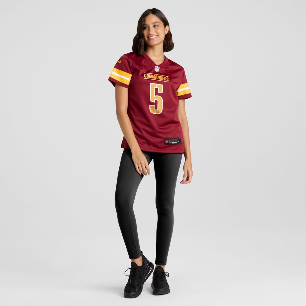 Women's Washington Commanders Jayden Daniels Burgundy Player Game Jersey