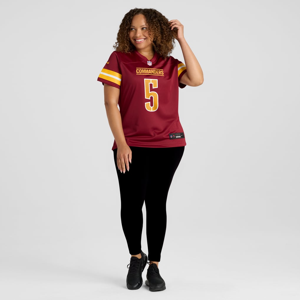 Women's Washington Commanders Jayden Daniels Burgundy Player Game Jersey