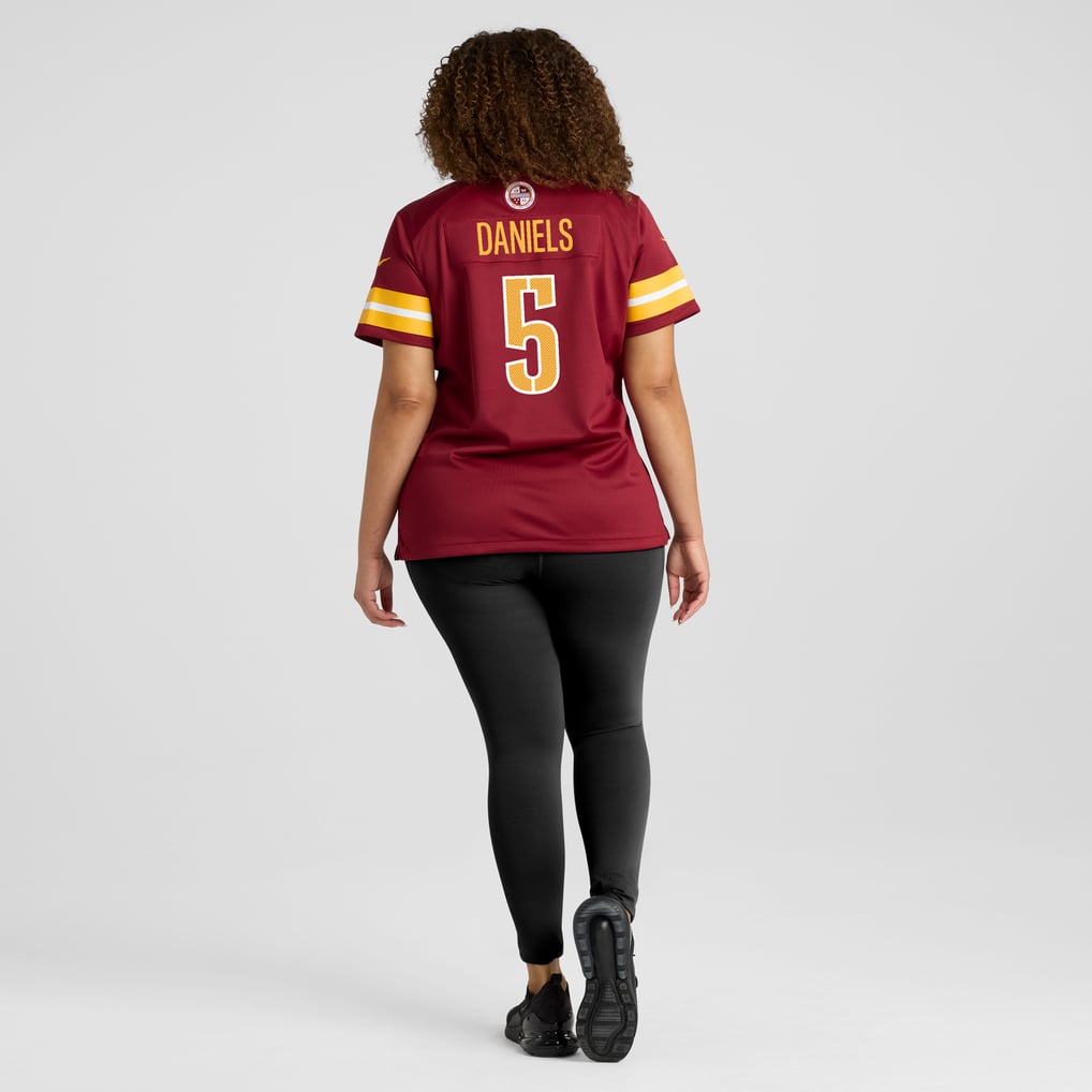 Women's Washington Commanders Jayden Daniels Burgundy Player Game Jersey