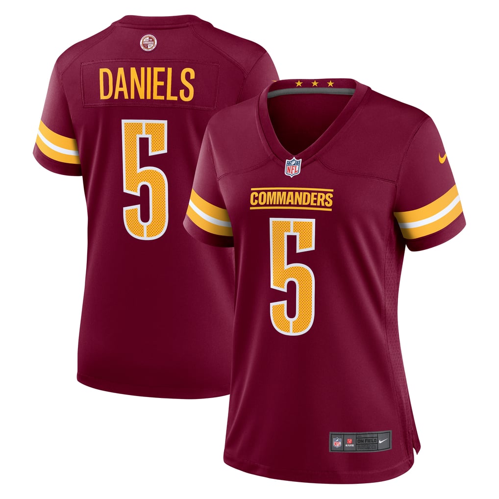 Women's Washington Commanders Jayden Daniels Burgundy Player Game Jersey