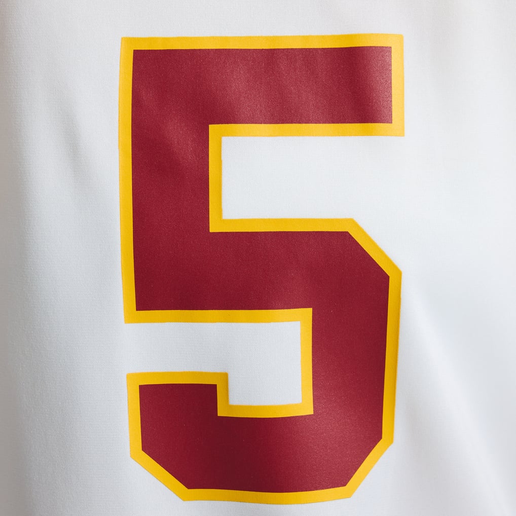 Women's Washington Commanders Jayden Daniels White Game Super Bowl Era Jersey