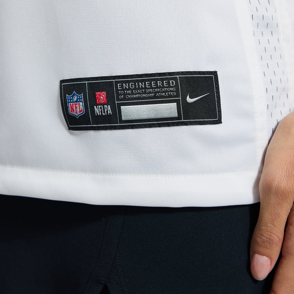 Women's Washington Commanders Jayden Daniels White Game Super Bowl Era Jersey