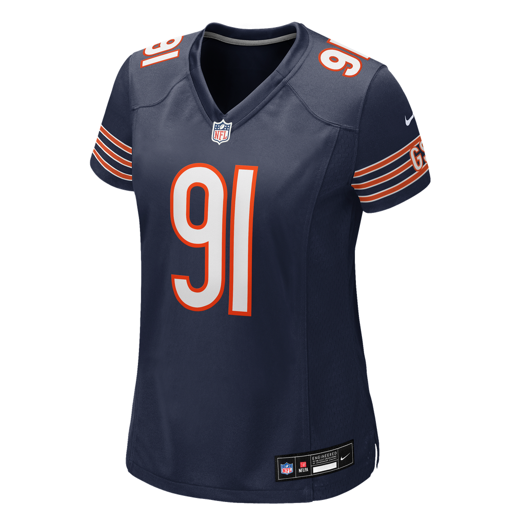 Women's Chicago Bears Jayden Loving Navy Team Game Jersey