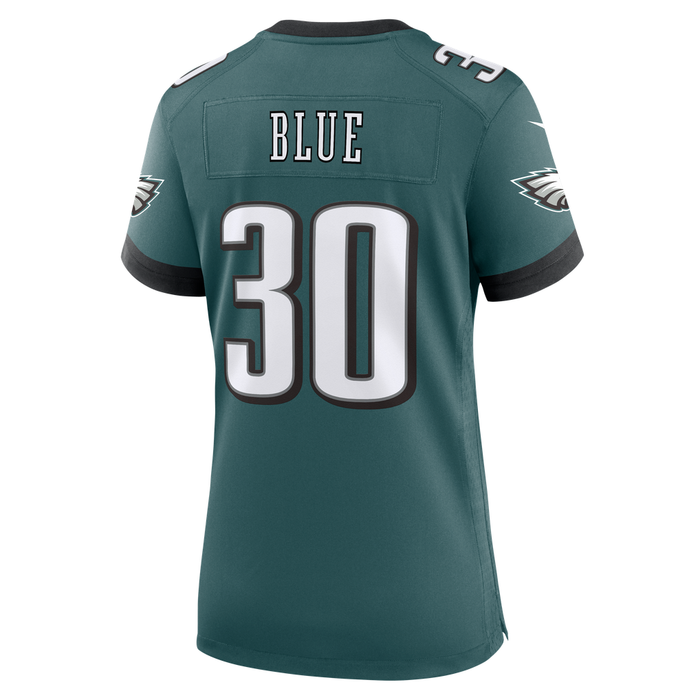 Women's Philadelphia Eagles Jaydon Blue Midnight Green Team Game Jersey
