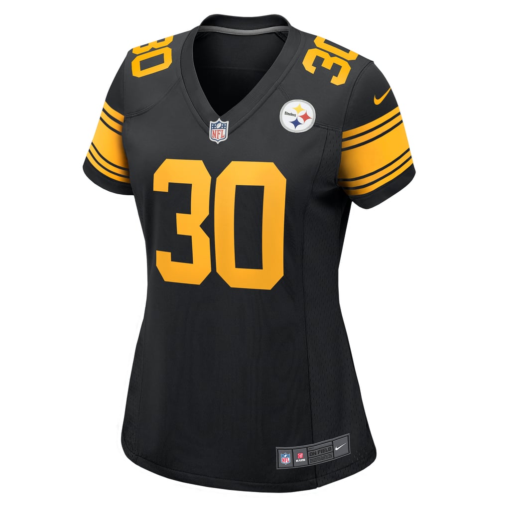 Women's Pittsburgh Steelers Jaylen Warren Black Alternate Game Jersey