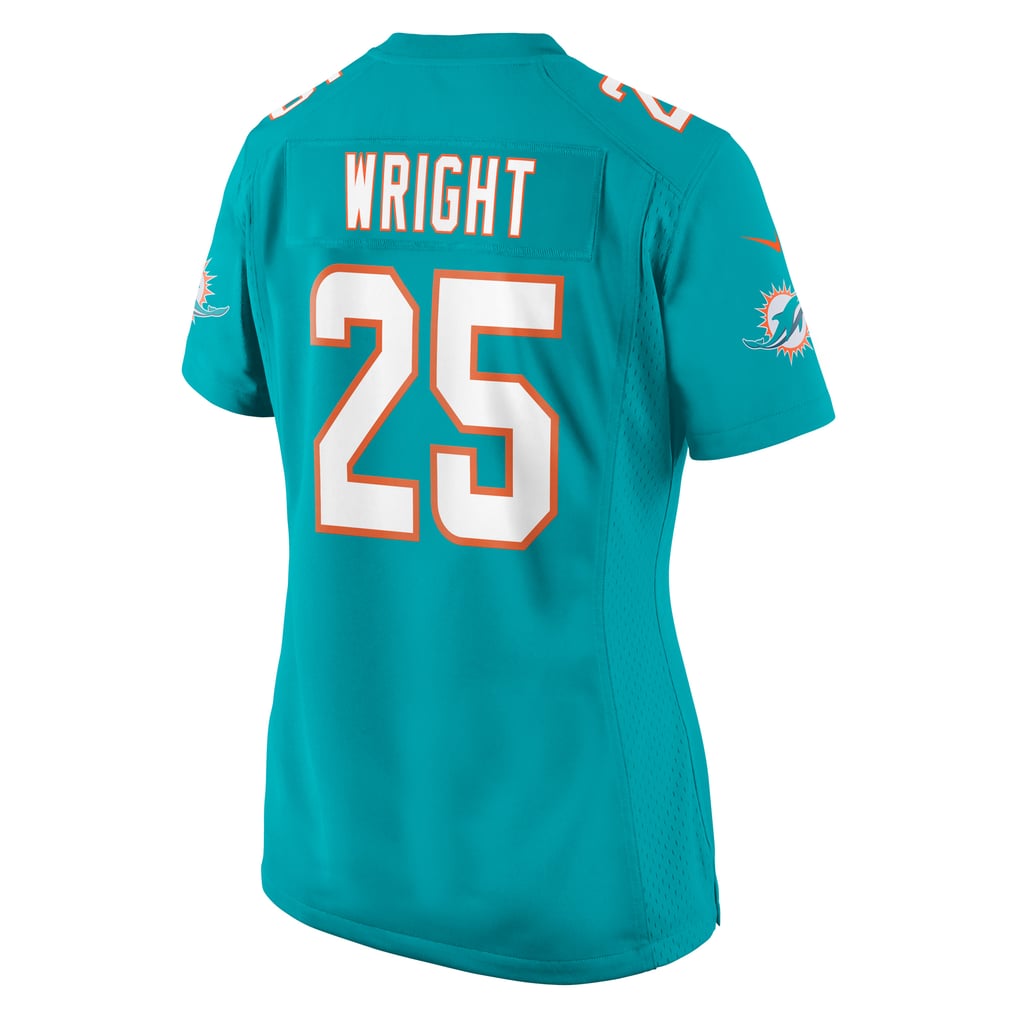 Women's Miami Dolphins Jaylen Wright Aqua Game Jersey