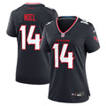 Women's Houston Texans Jaylin Noel Navy Team Game Jersey
