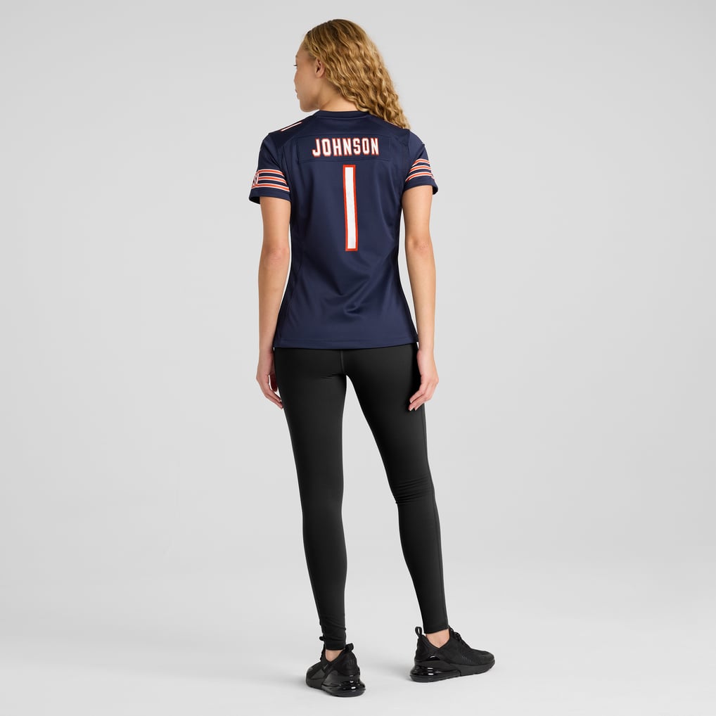 Women's Chicago Bears Jaylon Johnson Navy Game Jersey