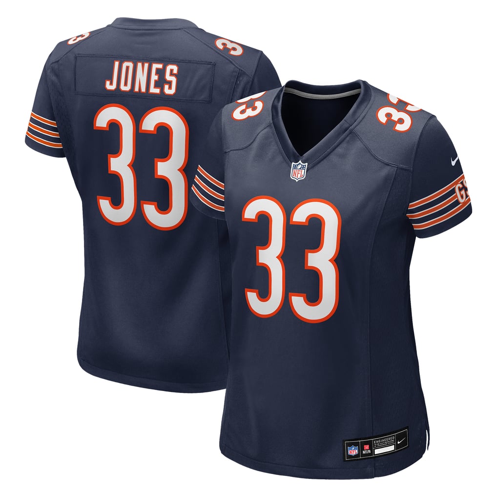 Women's Chicago Bears Jaylon Jones Navy Team Game Jersey