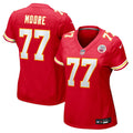 Women's Kansas City Chiefs Jaylon Moore Red Team Game Jersey