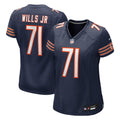 Women's Chicago Bears Jedrick Wills Jr. Navy Team Game Jersey