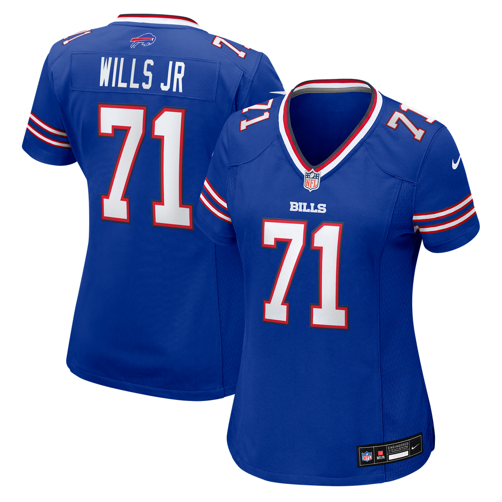 Women's Buffalo Bills Jedrick Wills Jr. Royal Team Game Jersey