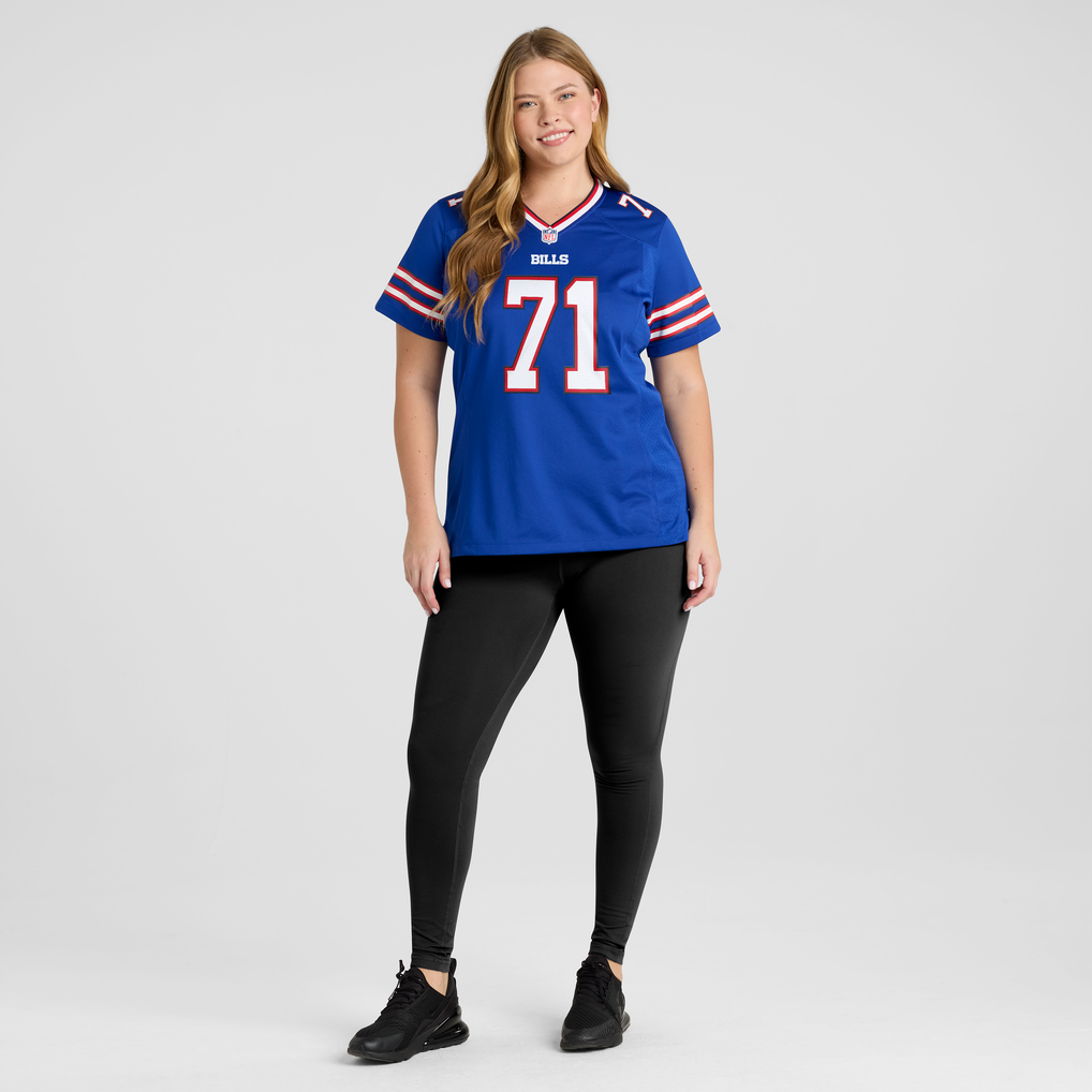 Women's Buffalo Bills Jedrick Wills Jr. Royal Team Game Jersey