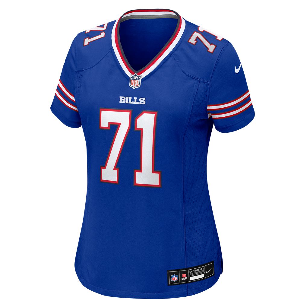 Women's Buffalo Bills Jedrick Wills Jr. Royal Team Game Jersey