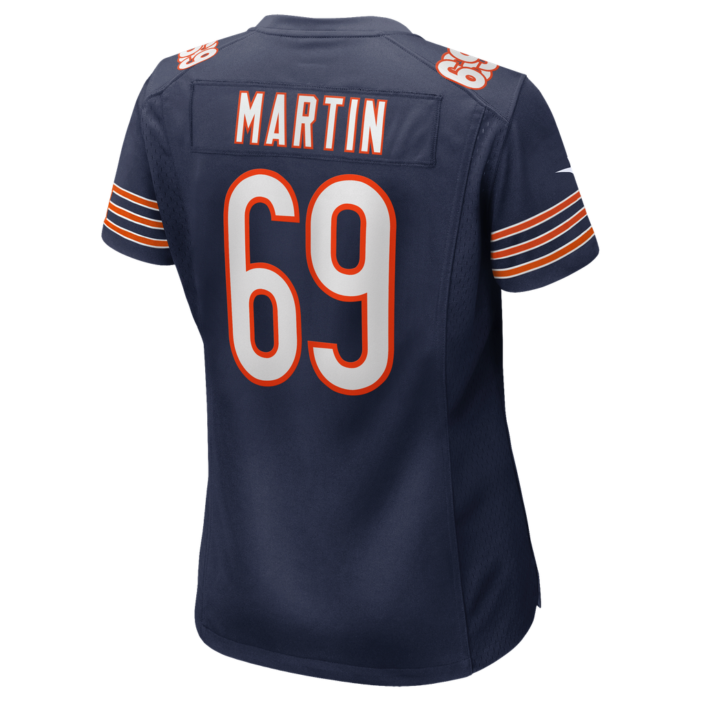 Women's Chicago Bears Jeremiah Martin Navy Team Game Jersey
