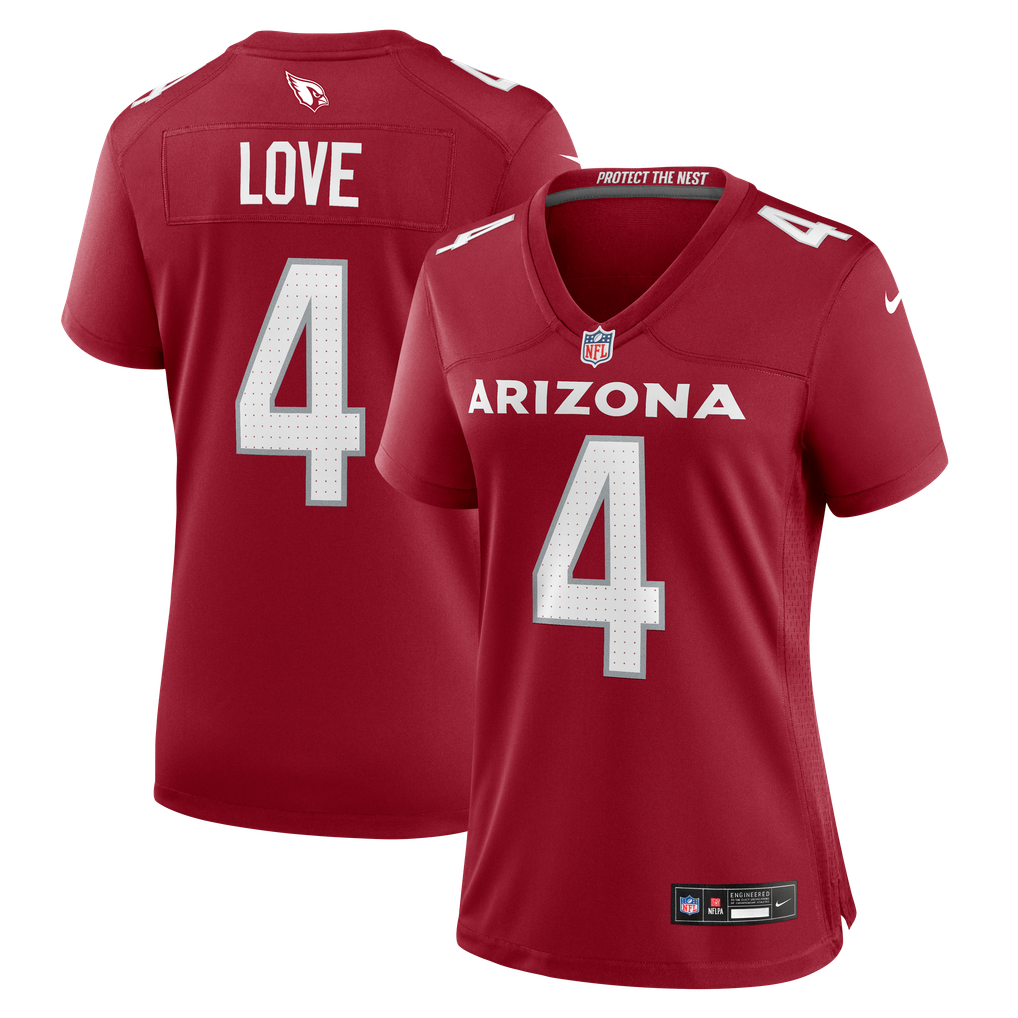 Women's Arizona Cardinals Jeremiyah Love Cardinal Game Jersey