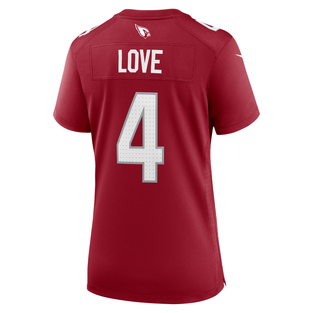 Women's Arizona Cardinals Jeremiyah Love Cardinal Game Jersey