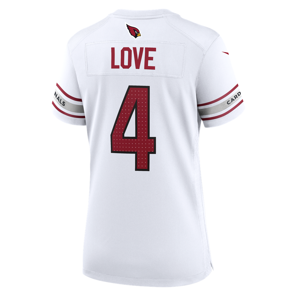 Women's Arizona Cardinals Jeremiyah Love White Game Jersey