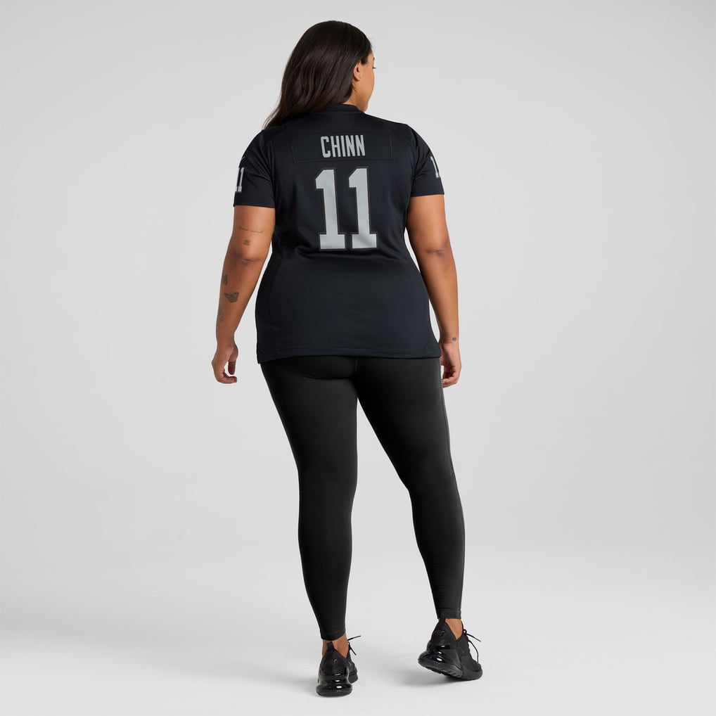 Women's Las Vegas Raiders Jeremy Chinn Black Team Game Jersey