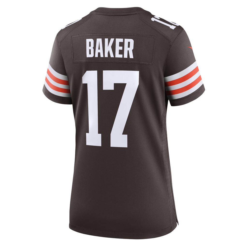 Women's Cleveland Browns Jerome Baker Brown Team Game Jersey