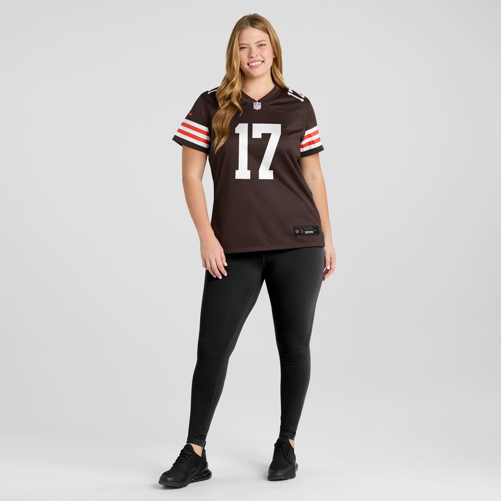 Women's Cleveland Browns Jerome Baker Brown Team Game Jersey
