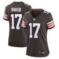 Women's Cleveland Browns Jerome Baker Brown Team Game Jersey