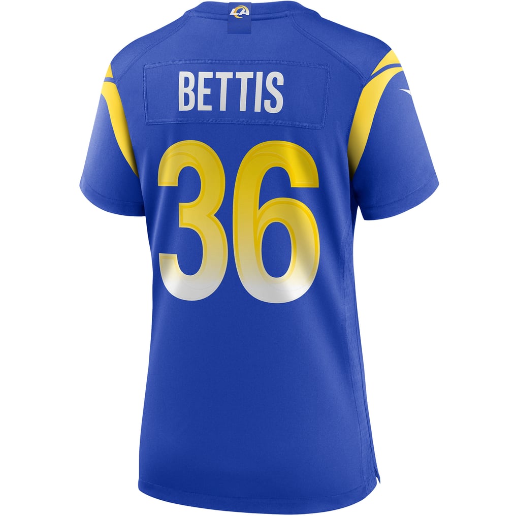 Women's Los Angeles Rams Jerome Bettis Royal Game Retired Player Jersey
